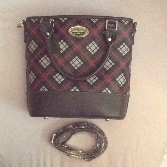 New 3 Lily Pad handbag leather With shoulder strap - Picture 1 of 3